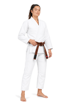 Katsudo Yori dámske Jiu Jitsu kimono 450g, biele