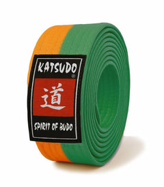 Katsudo opasok obi Master, oranžovo zelený