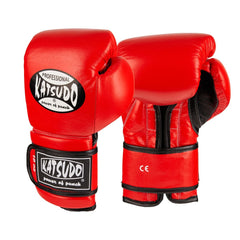 Katsudo box rukavice Profesional, červené
