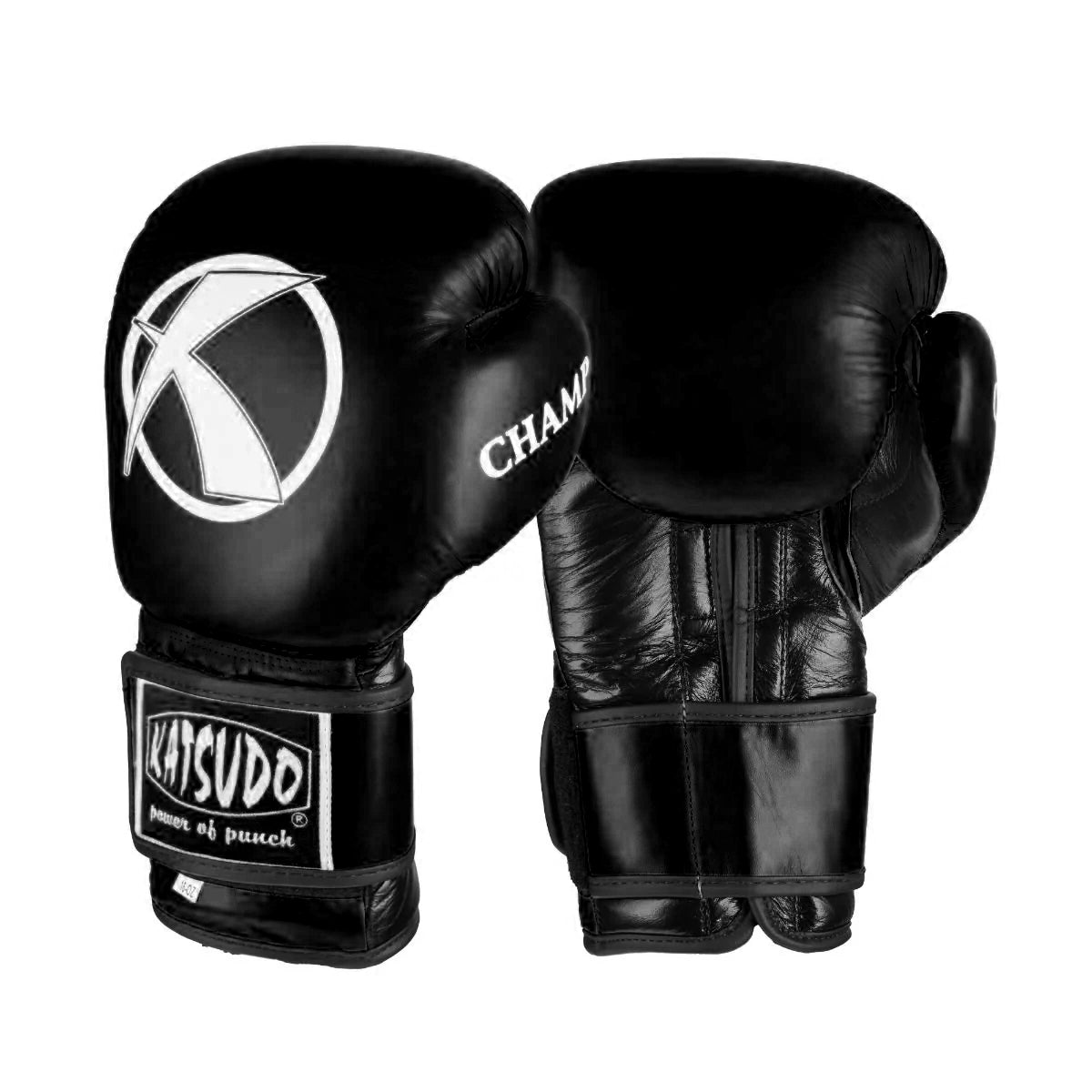 Katsudo boksarske rokavice Champion IV, črne