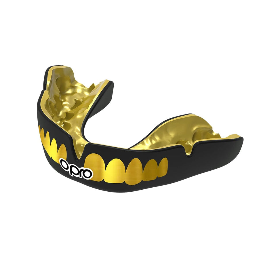 Opro Senior chránič na zuby Instant Custom Fit Teeth, čierno zlatá