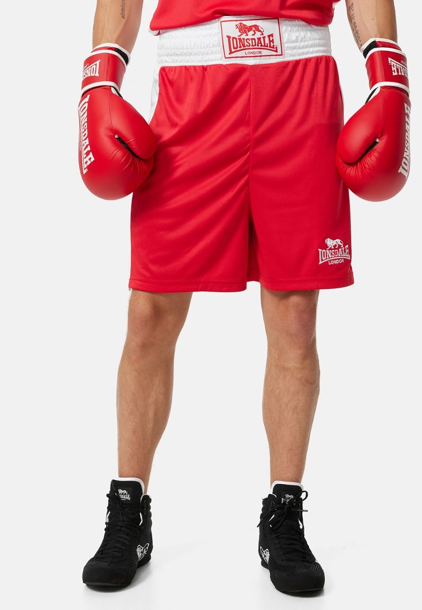 Lonsdale box šortky, červené