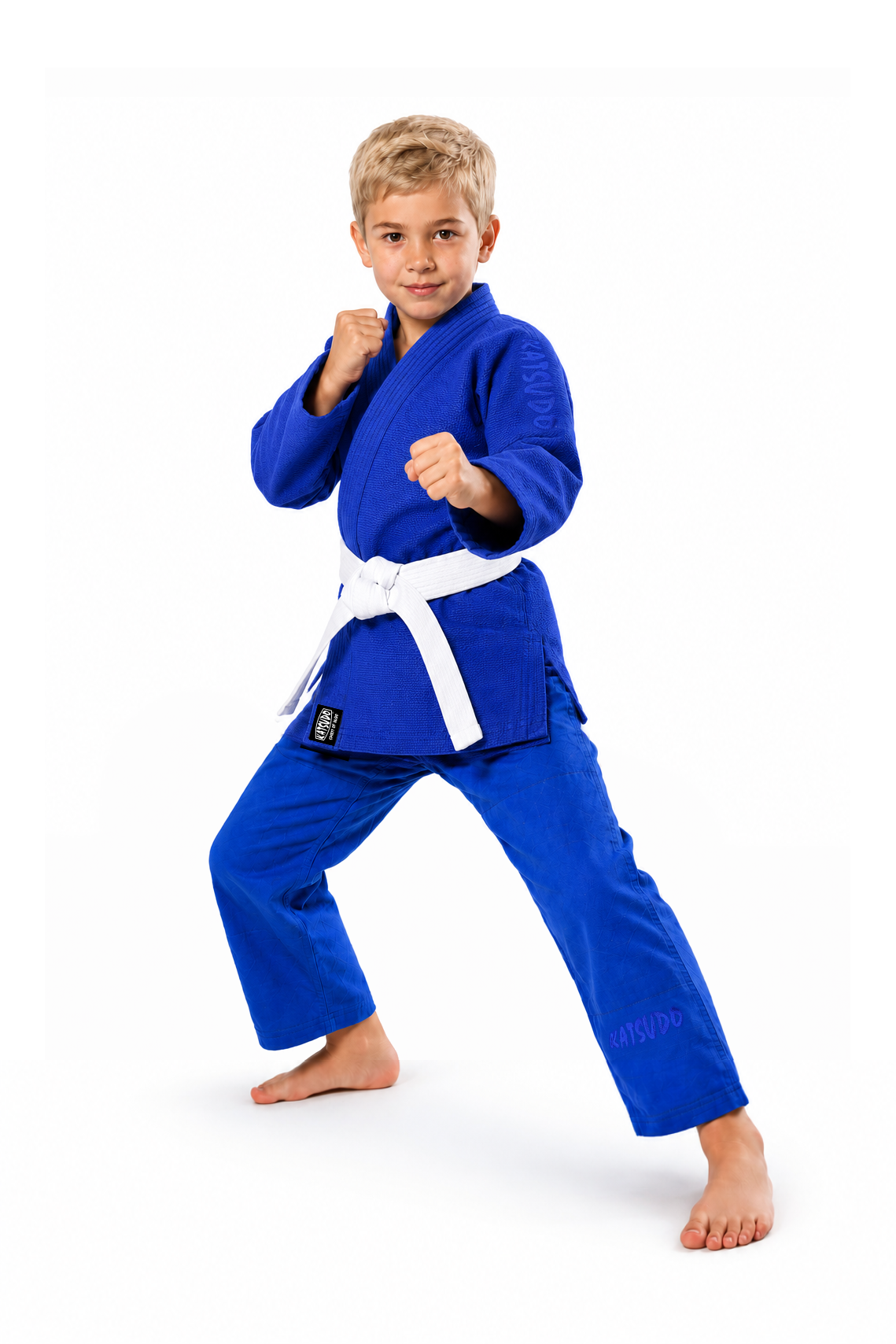 Katsudo Kio otroški Jiu Jitsu kimono 280 g, moder