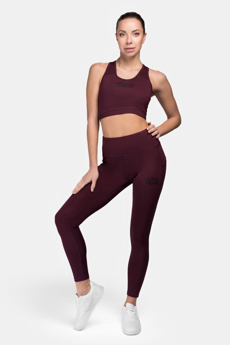 Ben Lee Women's Leggings Maribel, Oxblood