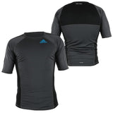 Adidas short rashguard shirt Grappling, black