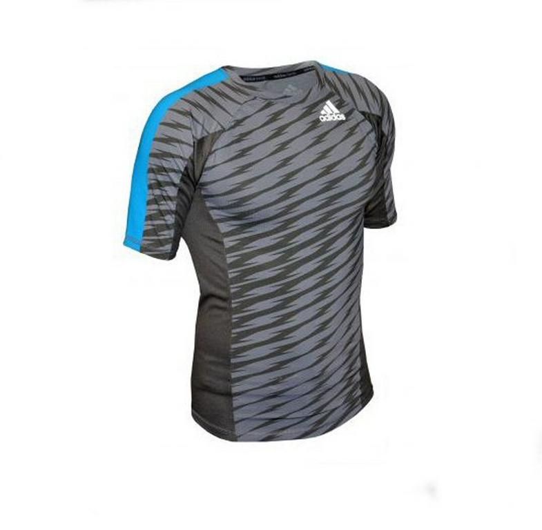 Adidas rashguard μπλούζα Ultimate Athlete, μαύρο-μπλε