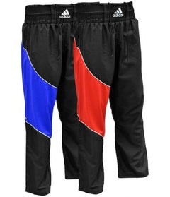 Adidas kickbox nohavice, čierno-červené