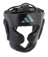 Adidas box prilba Speed Chin, čierno-sivá