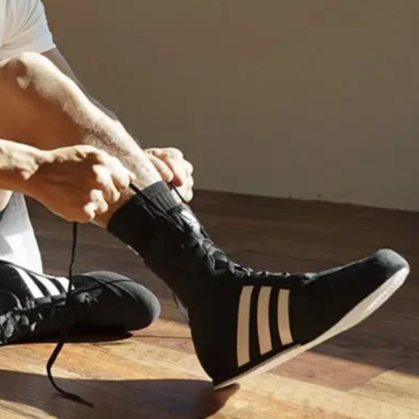 Adidas box obuv HOG.2, čierno-biela