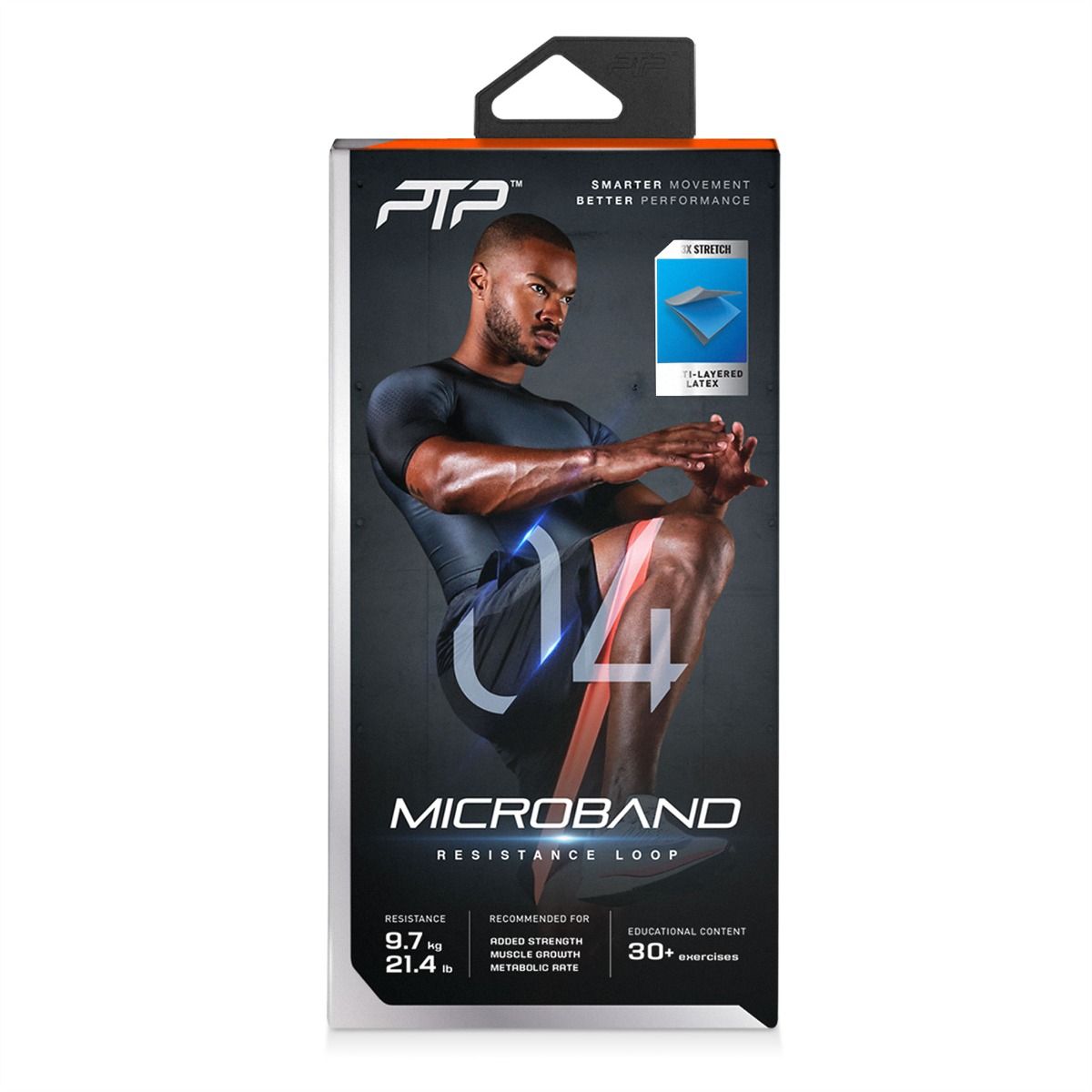 PTP λάστιχο αντίστασης Microband heavy, πορτοκαλί