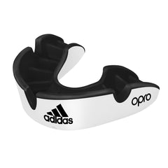 Adidas Junior chránič zubov 4. generácie Opro Silver, biely