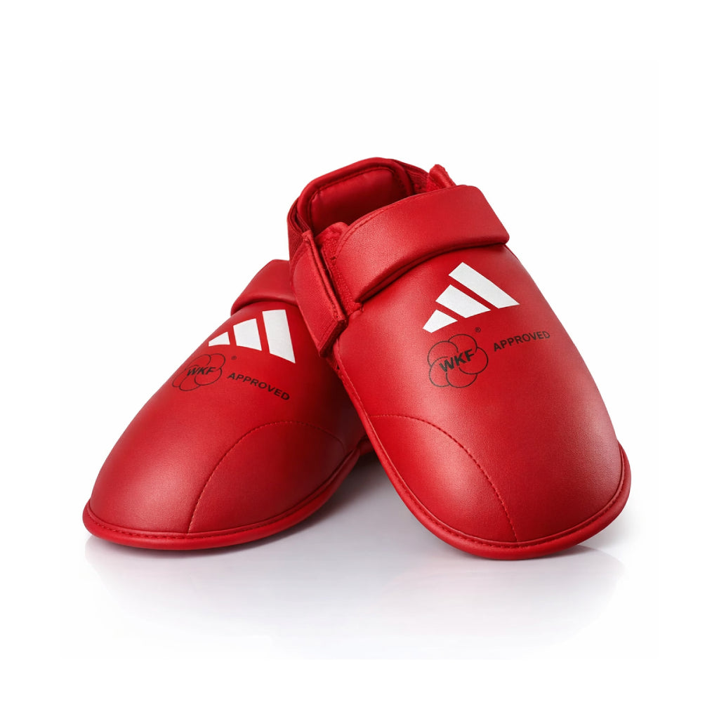 Adidas ščitniki za nart, odobreni s strani WKF, rdeči