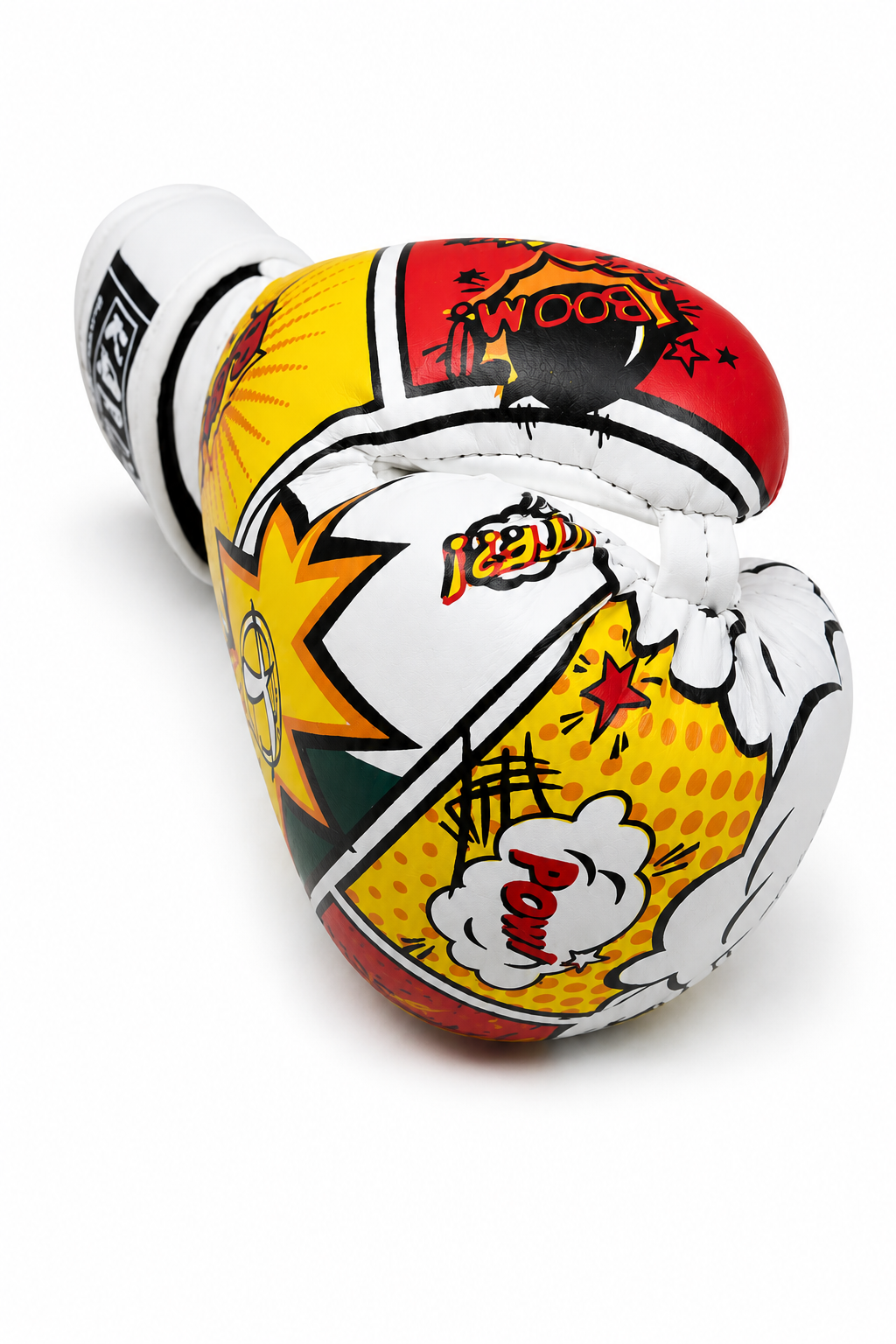 Katsudo kožené box rukavice CrushX, bielo-vzorované