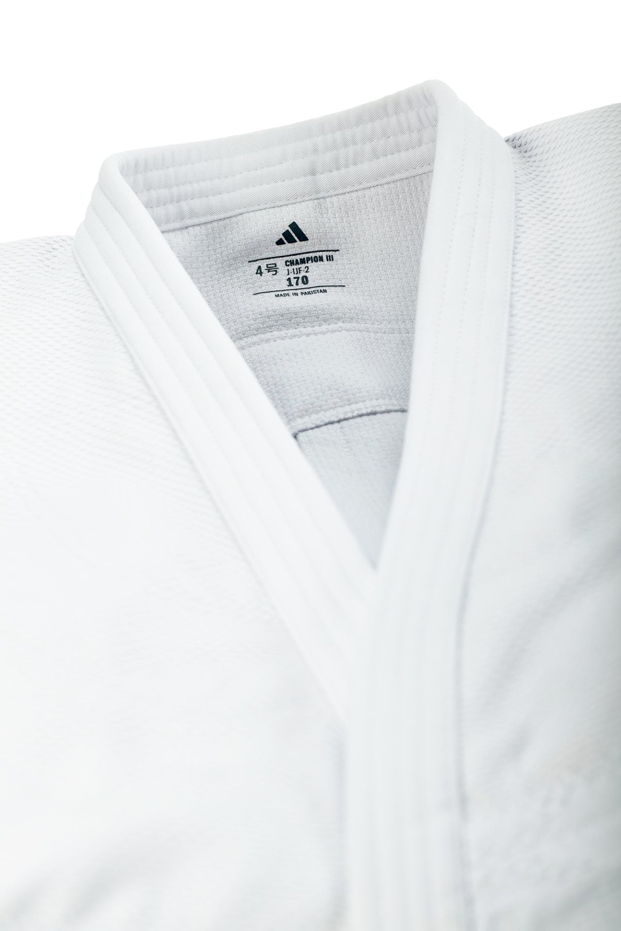 Adidas JU kimono Champion III IJF Regular fit 750g s logom, biele