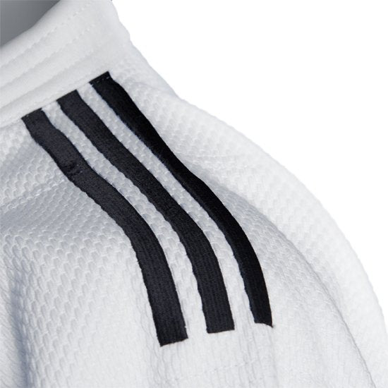 Adidas JU kimono Champion III IJF 750g, biele