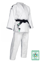 Adidas JU kimono Champion III IJF 750g, biele