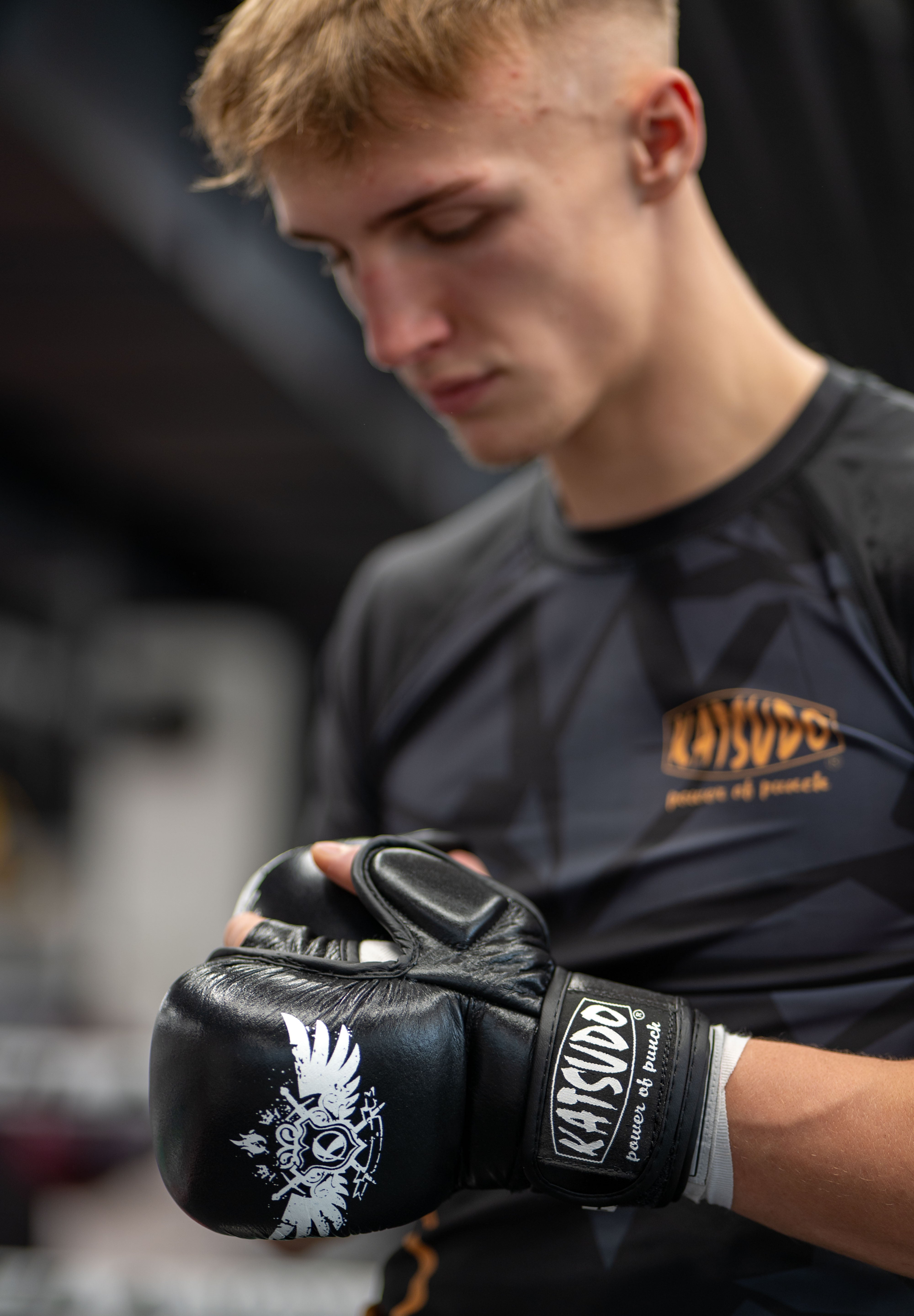 Katsudo tréningové mma rukavice Fightro, čierne