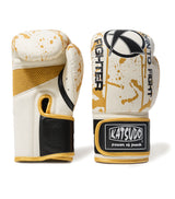 Katsudo box rukavice Bloom, bielo zlaté