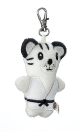 DAX plyšová kľúčenka karate Biely tiger