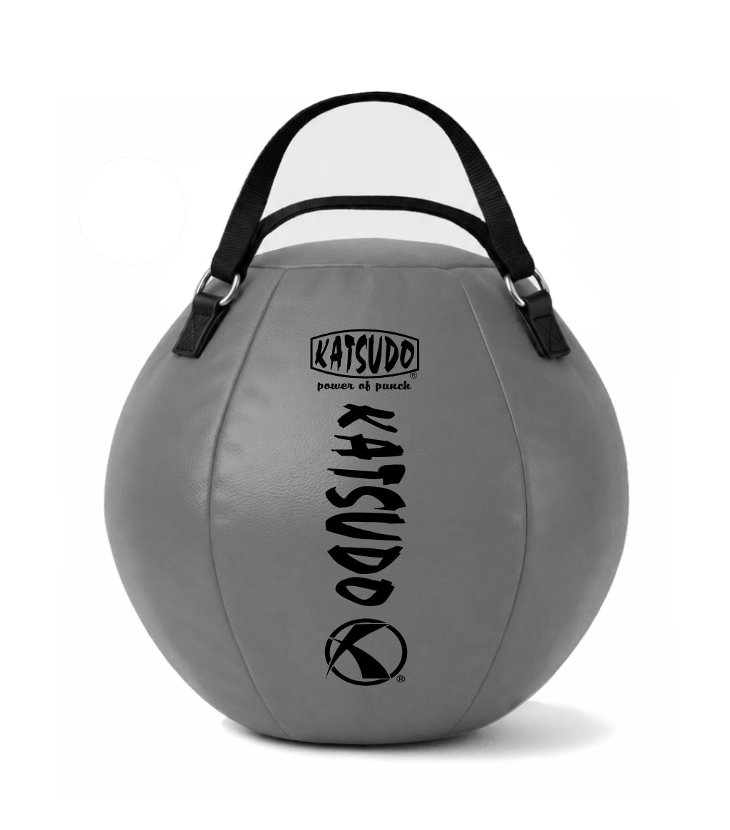Katsudo box guľa Leodor s popruhom, sivá