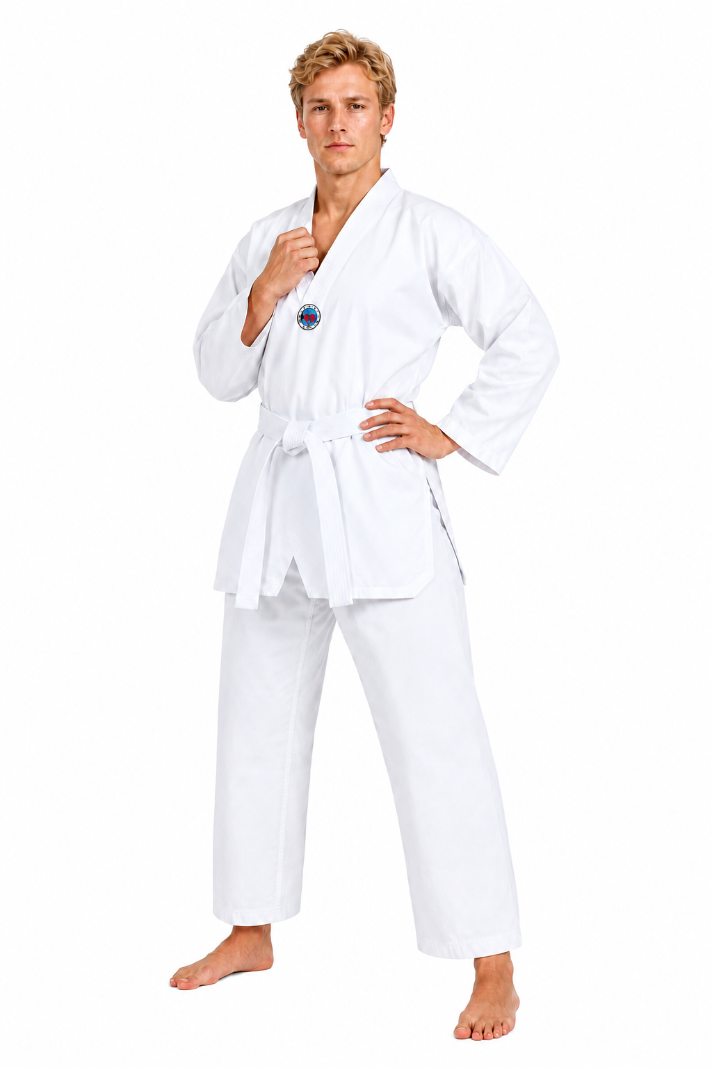 Katsudo TKD dobok WTF 550g, biely