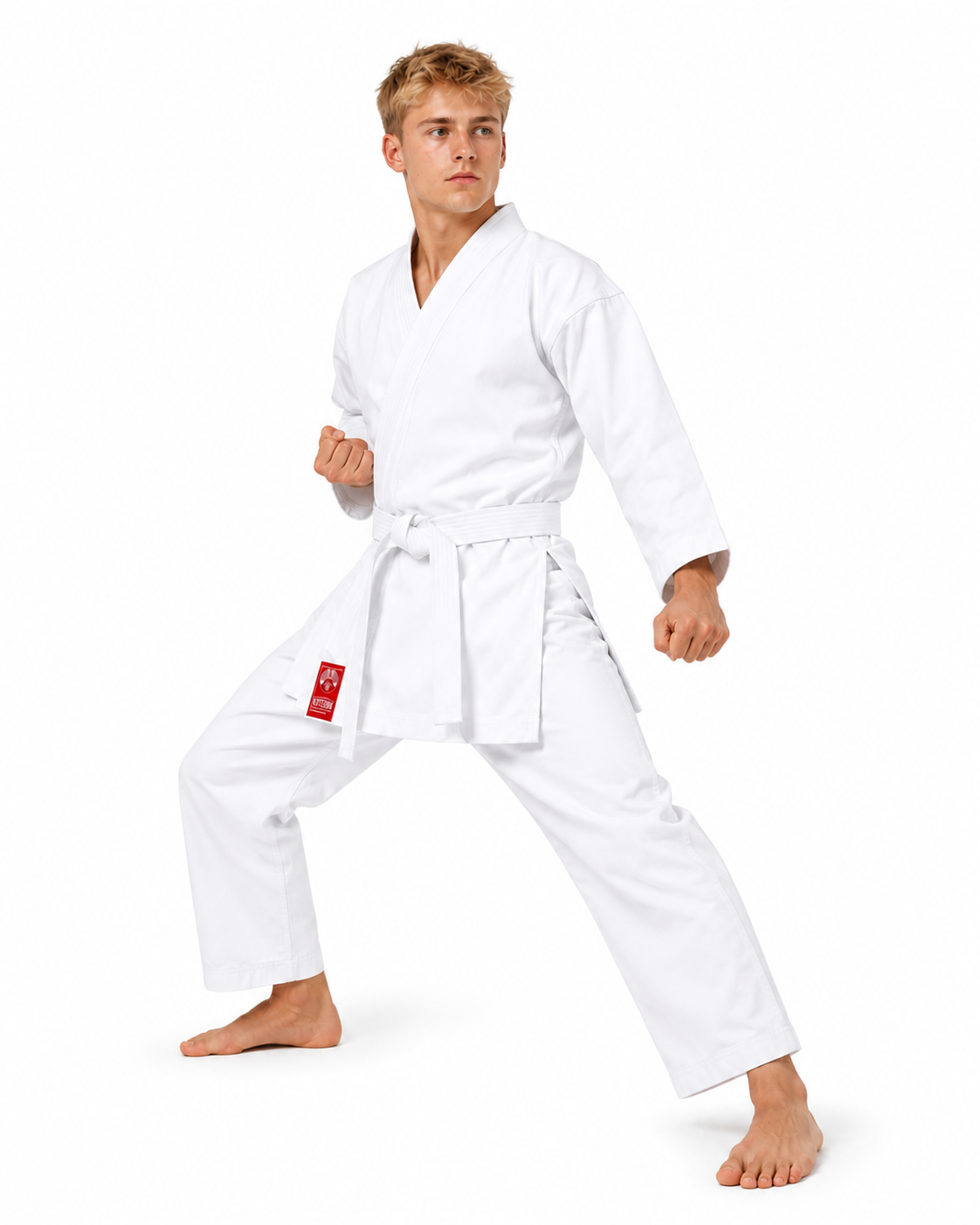 Katsudo κιμονό καράτε Tiger 270g, λευκό