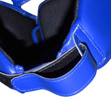Adidas box prilba Hybrid 50, modrá