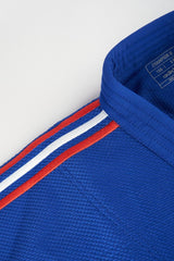 Adidas JU kimono s reprezentačnými pásmi IJF Champion III 730g, modré