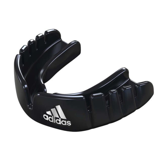 Adidas Junior detský chránič zubov Opro Snap-Fit, čierny