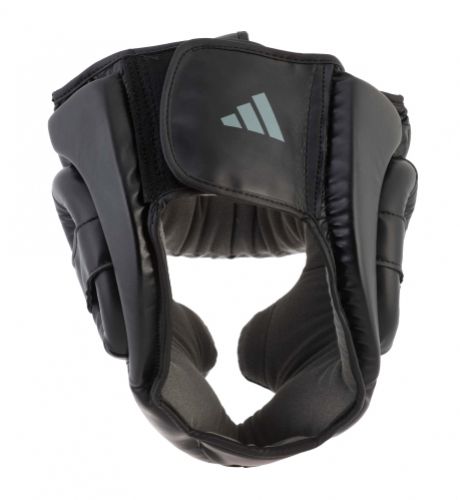 Adidas boksarska čelada Speed Chin, črno-siva