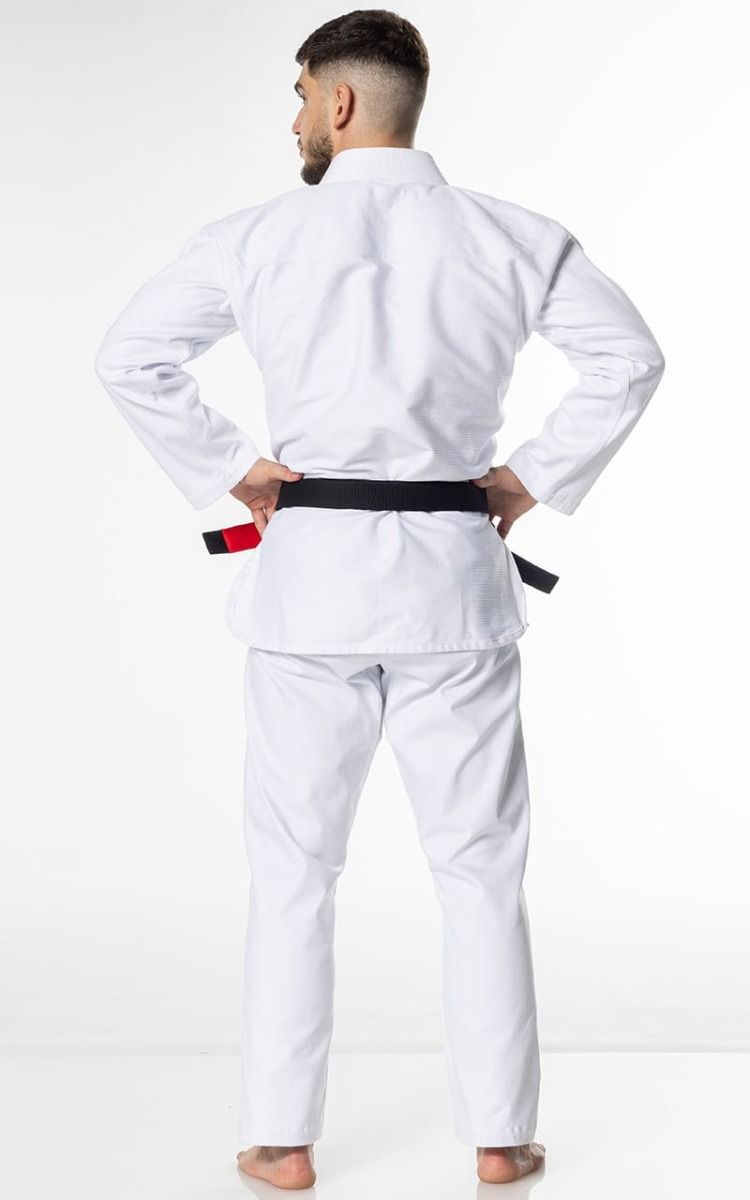 Zebra BJJ kimono GI Guerreiro 350g, biele