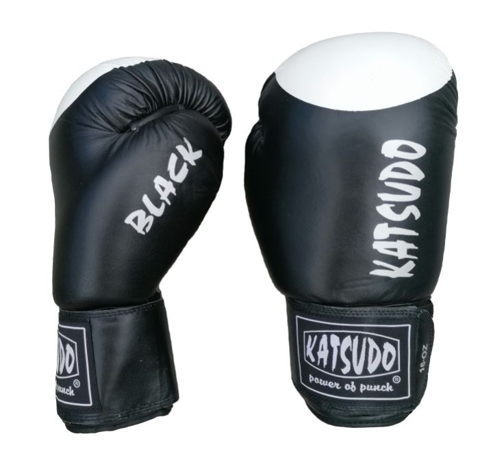 Katsudo box rukavice s terčíkom Champ III, čierne