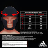Adidas box prilba Response, bielo-čierna