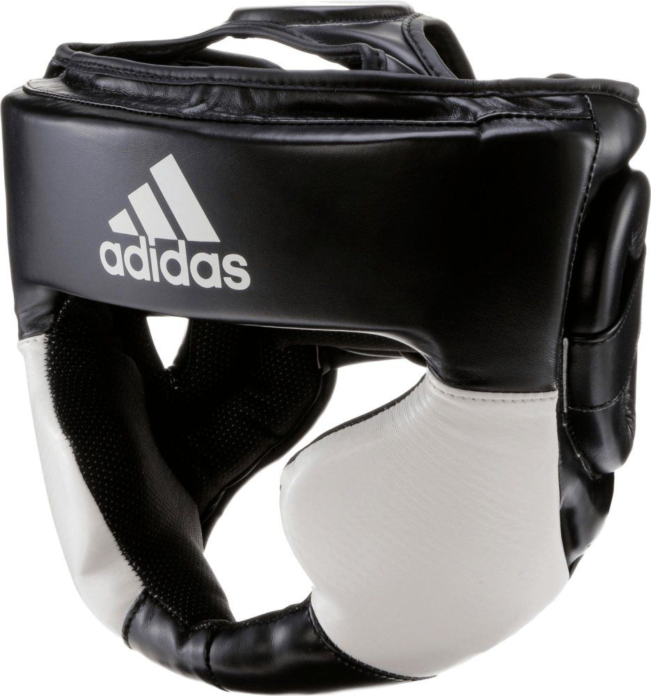 Adidas box prilba Response, bielo-čierna