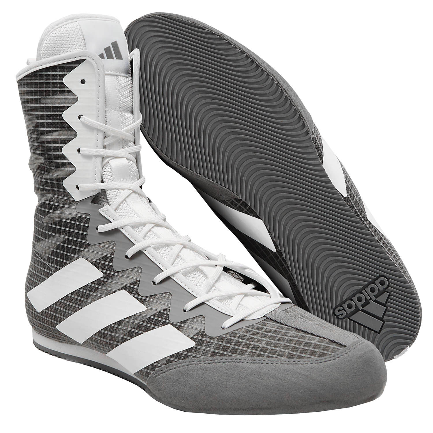Adidas box obuv HOG 4, sivo-biela