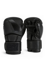 Katsudo MMA Hybridcore sparringové rukavice, čierno-čierne