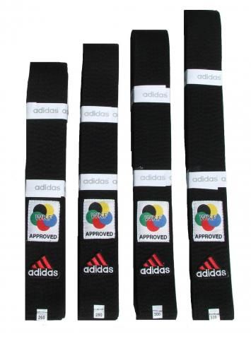 Adidas Elite WKF Obi Belt, Black