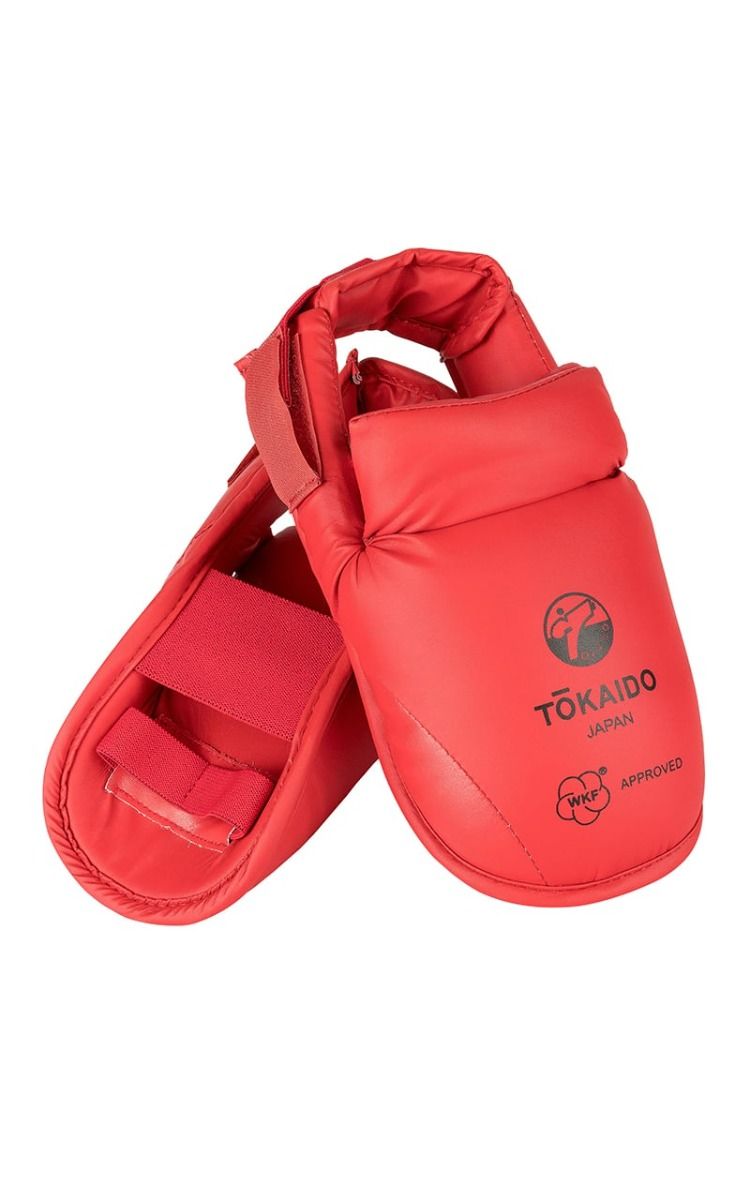 Tokaido chrániče priehlavkov WKF, červené
