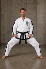 Katsudo taekwondo kimono Top PRO ITF, biele
