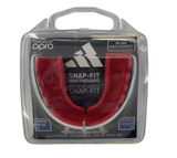 Adidas Senior chránič zubov Opro Snap-Fit, červený