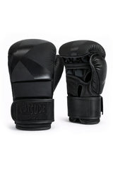 Katsudo MMA Sparcore sparringové rukavice, čierno-čierne
