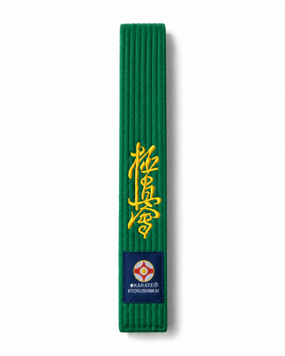 Katsudo Kyokushin karate opasok, zelený